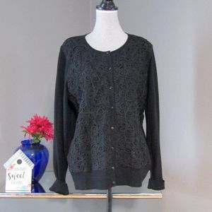NWT A New Day Black Cardigan Sweater XXL